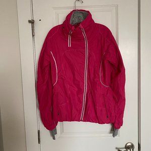 Lululemon 10 pink women's rain jacket